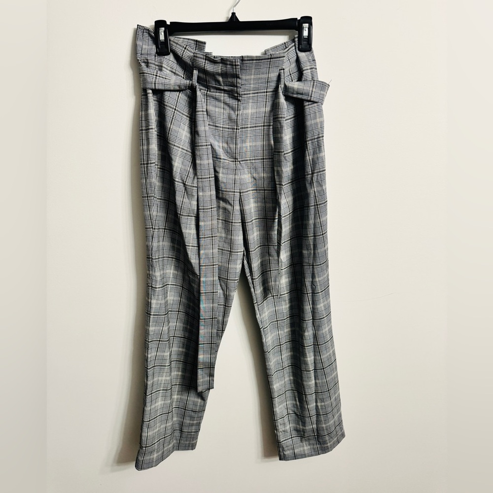 Gray Plaid Trousers